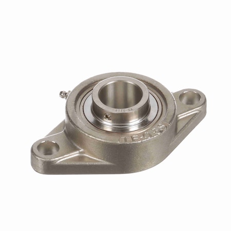 Browning Mounted Stainless Steel Two Bolt Flange Ball Bearing, SF2S-S219 SF2S-S219